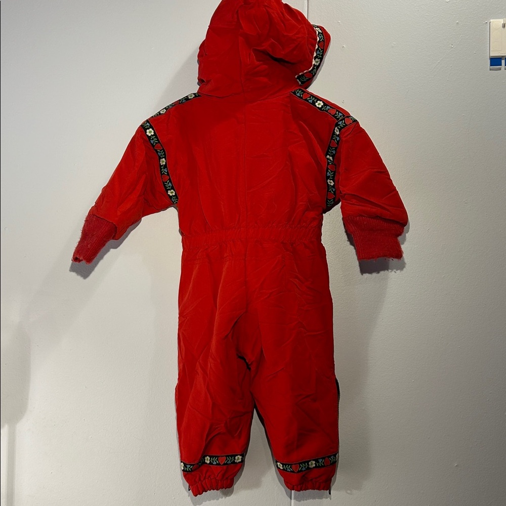 Wintergreen handmade fully lined with hood winter suit Size 18mo K00056 - Picture 2 of 16